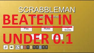 speedrunning MAX points in scrabbleman part 2 (coding with mel part 29)
