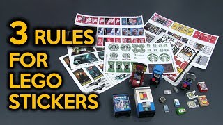 *NEW* 3 Rules for Custom LEGO Stickers for My LEGO City