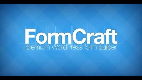 How to create form using formcraft plugin in wordpress