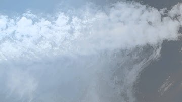 Persistent jet "contrail" expanding