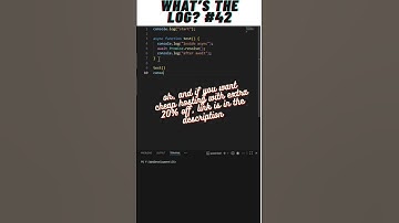 Async/Await Event Loop Twist ⚡ | | What’s the Log? 41