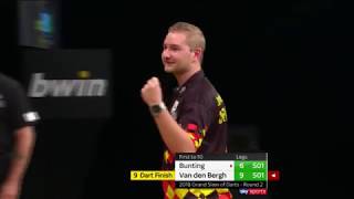NINE-DARTER! Dimitri Van Den Bergh vs Stephen Bunting - 2018 Grand Slam