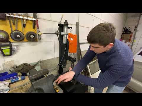 Видео как сделать сверлильный станок из рулевой рейки своими руками