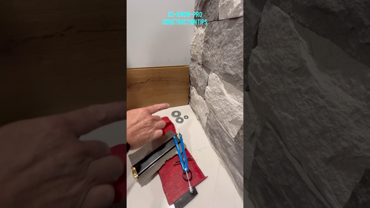 ⭐️Техника разметки шайбой, в отличие от разметки циркулем, разметка контурным инструментом 