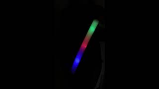 LED Leuchtstab 48 cm Leuchtschwert Pompom Lichtschwert 10 Stk Softstab 