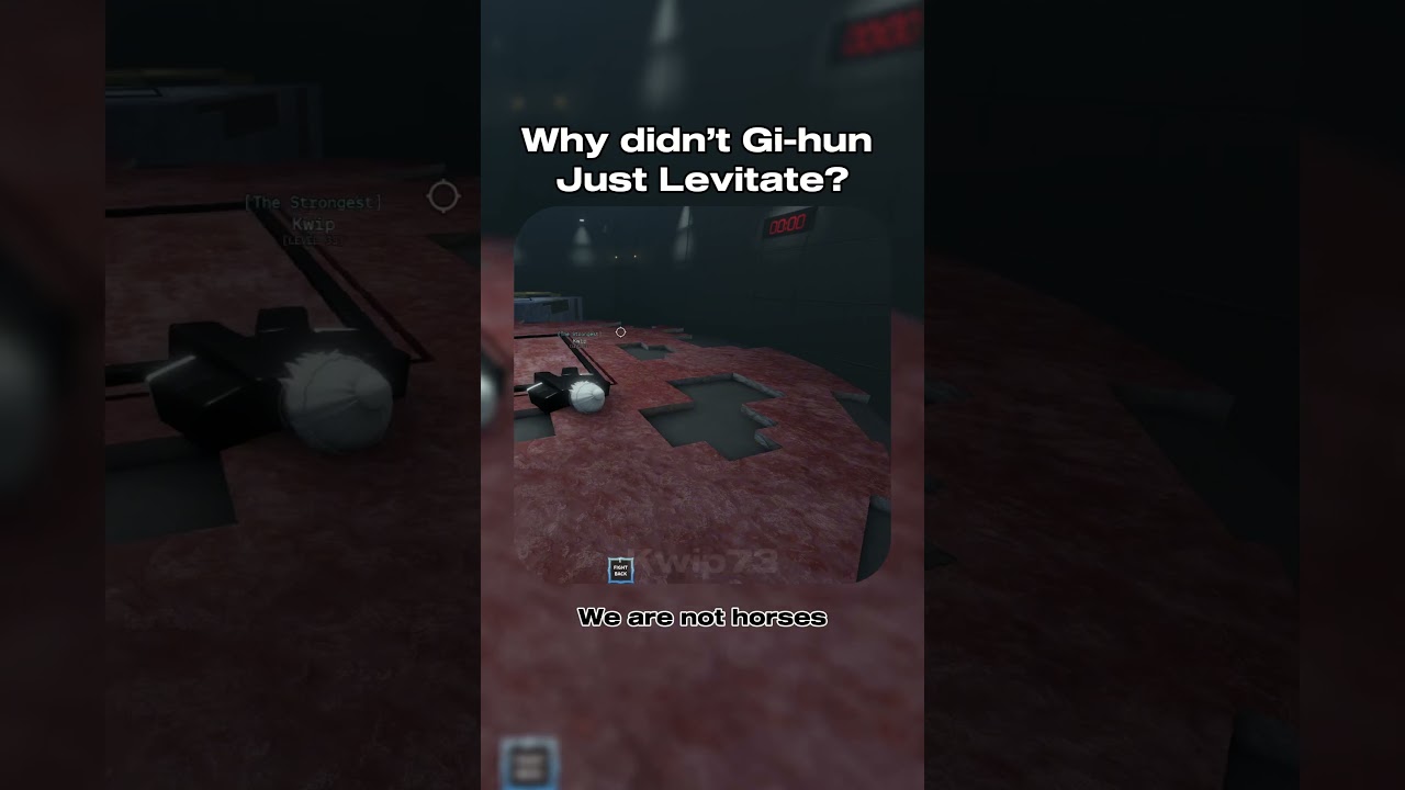 Why didn’t Gi-Hun Just levitate? 🫩 | ROBLOX INK GAME 