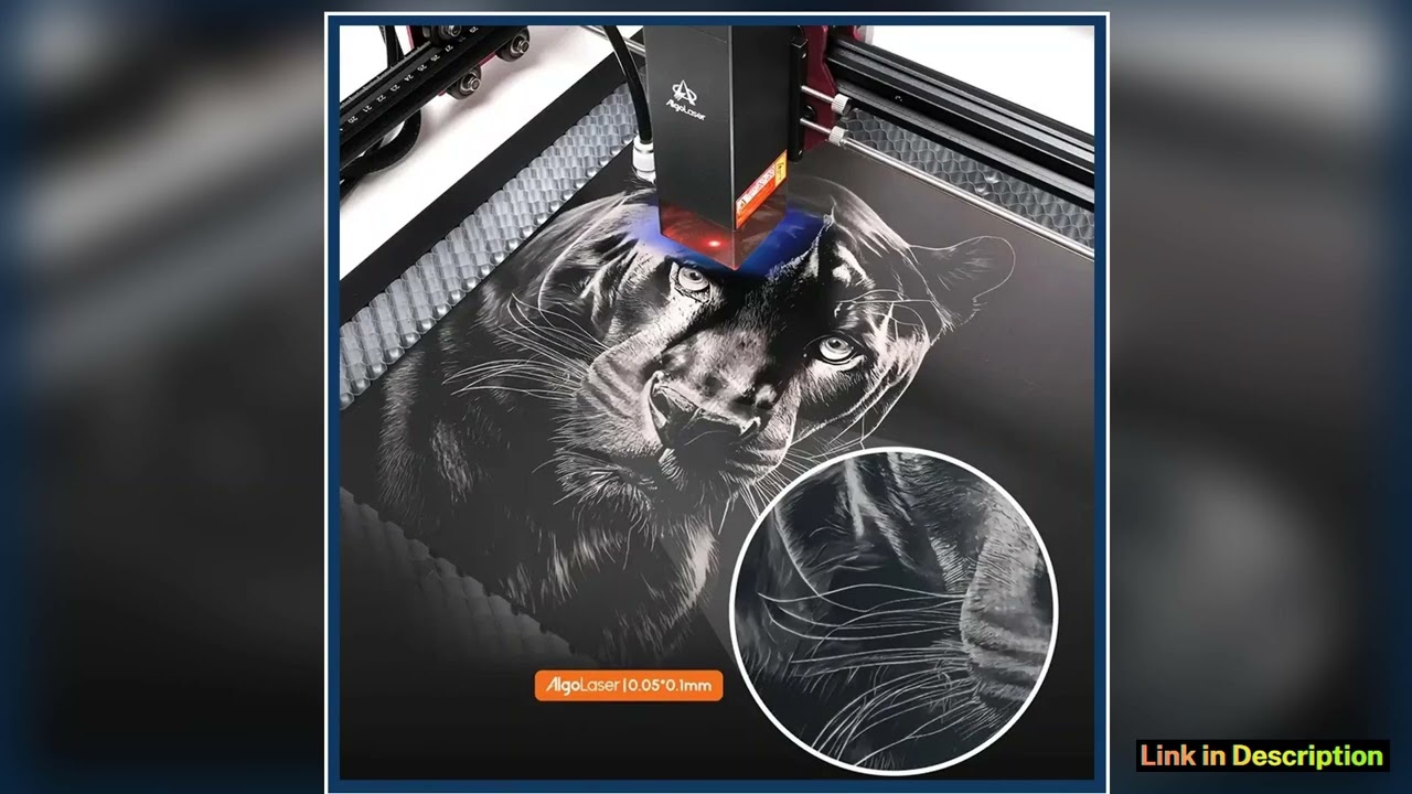 ALGO DIY Laser Cutter and Engraver Machine Support LightBurnLaserGRBL 10W Laser Module with Auto