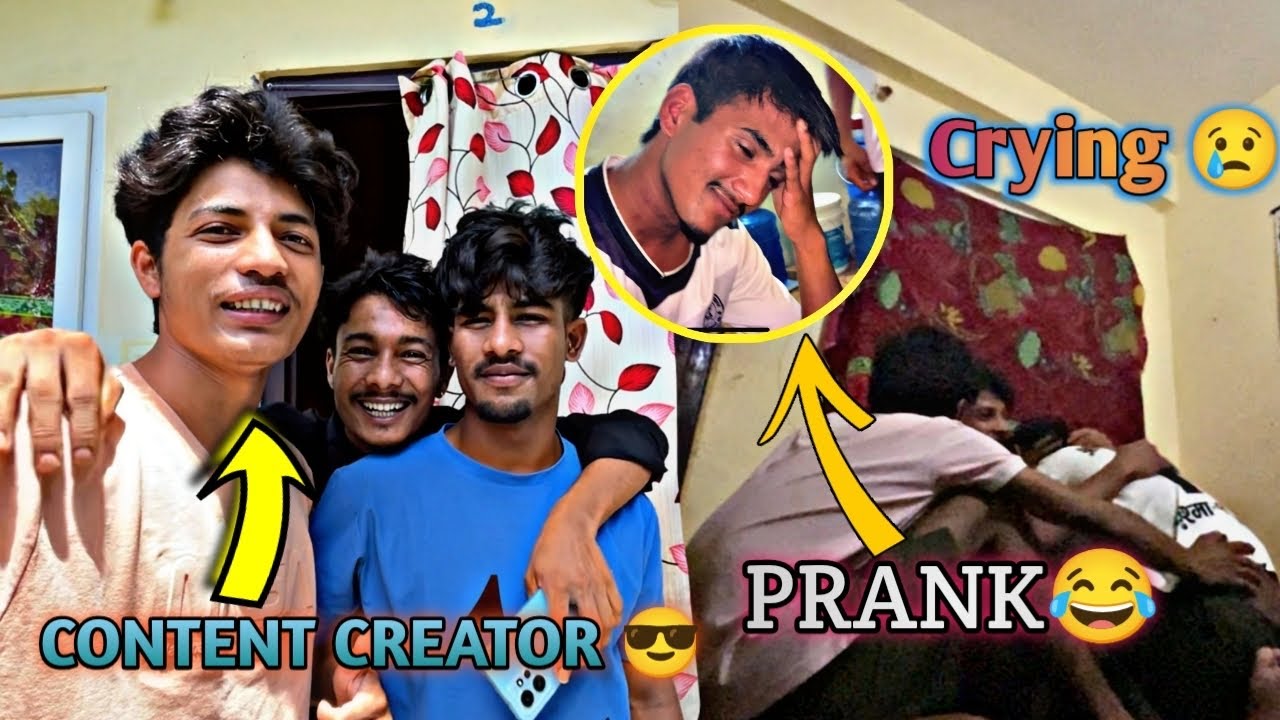 Prank garda kale vai royo😭| Best prank in this YouTube channel 🤣