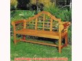 Achla designs 4foot lutyen bench natural