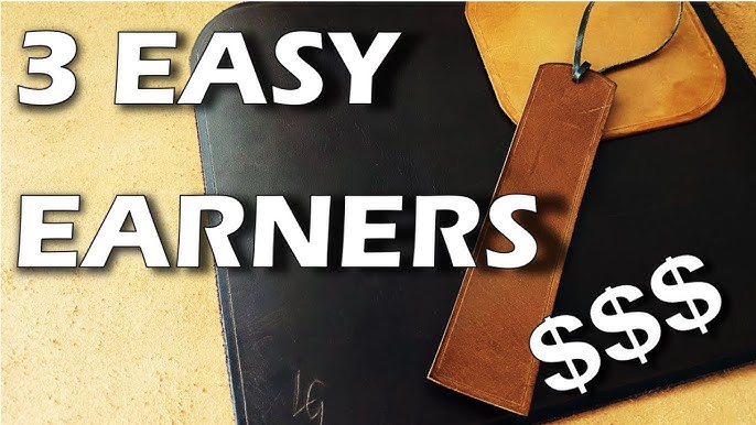 3 QUICK LEATHER PROJECTS using just SCRAPS
