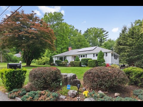 87 Whitewood Road, Westwood, MA home video tour