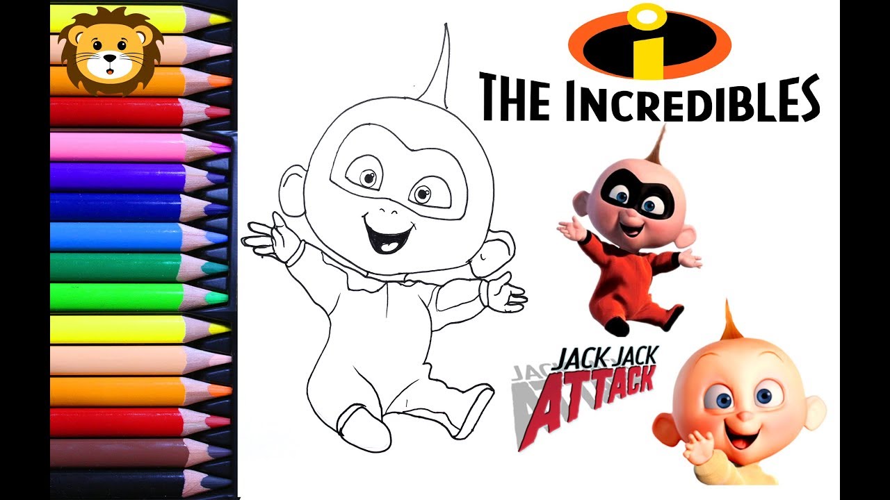Como Dibujar Jack Jack Los Increibles Disney Pixar Draw And Coloring Book For Kids Youtube Como Dibujar Jack Jack Los Increibles Disney Pixar Draw And Coloring Book For Kids Youtube