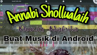 Annabi Shollualaih - Nurin Nabila ( Karaoke   Lirik )