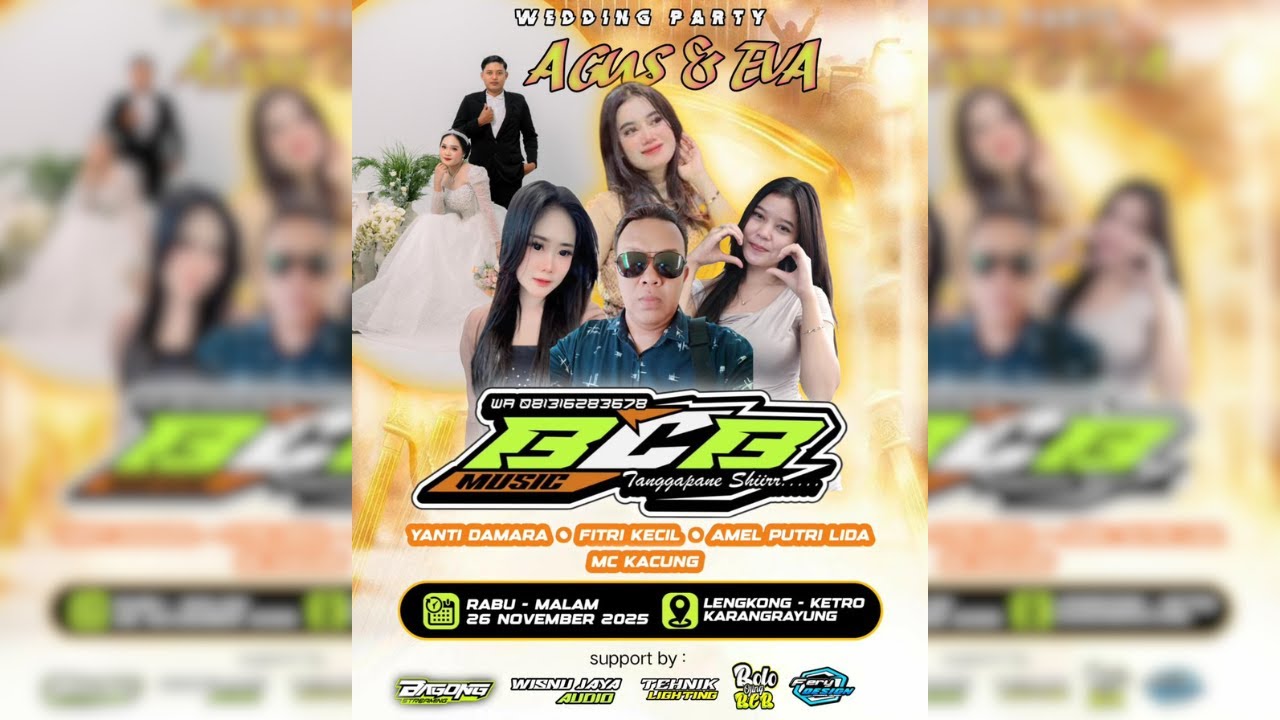 🔴#LIVE BCB MUSIC - WISNU JAYA AUDIO - TEHNIK LIGHTING - KETRO KARANGRAYUNG - 26 NOVEMBER 2025