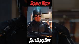 The Scarlet Witch SIlences Black Bolt Permanently