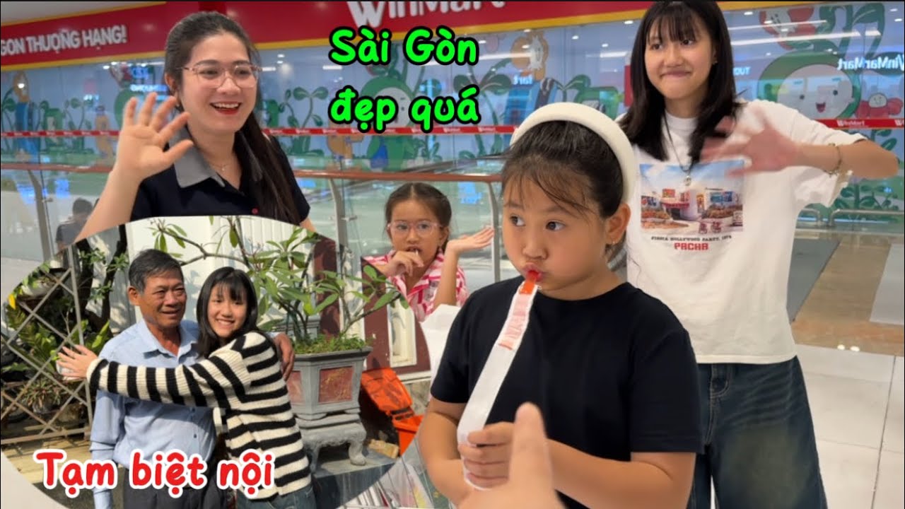 567/ Một ngày ở Sài Gòn mua sắm ,ăn Gà rán trước khi về Bắc Âu 