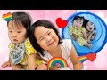 しゅりちゃんはまだ赤ちゃんの弟のために、素敵なお姉ちゃんの姿を見せたい♪