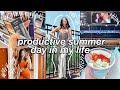 PRODUCTIVE SUMMER DAY IN MY LIFE | running errands, editing, photoshoot, lunch, & more!