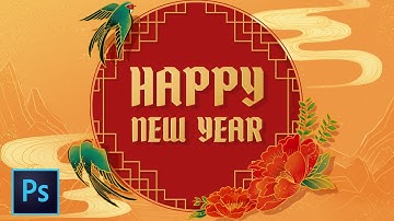 Lunar New Year Art | Photoshop Painting Time-lapse