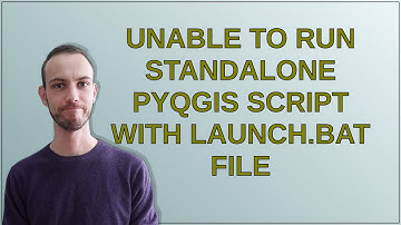 Unable to run standalone PyQGIS script with launch.bat file