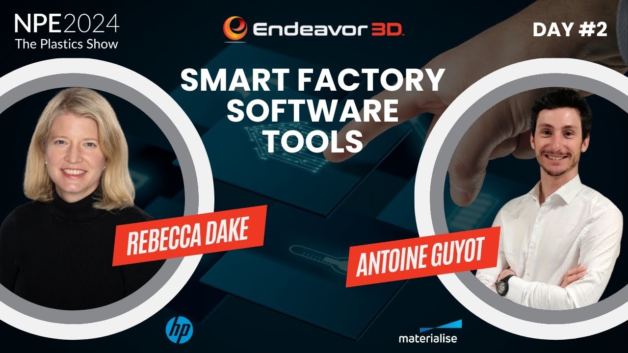 National Plastics Expo 2024 (Orlando, FL). Antoine Guyot & Rebecca Dake present with Endeavor 3D.