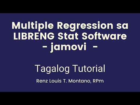 Video: Ano ang pagsusuri ng multi regression?