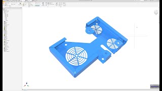 Inventor Sheet Metal 3D Modeling - cooling cover