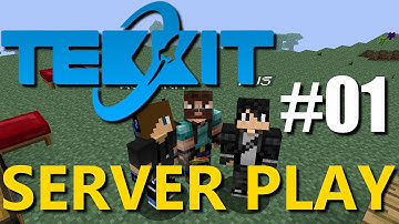 Tekkit Server Play - Part 1 : Doing the Basics (Family Play)