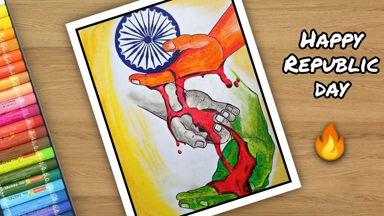 Creative Drawing (Happy Republic Day ) For Kids - YouTube-saigonsouth.com.vn