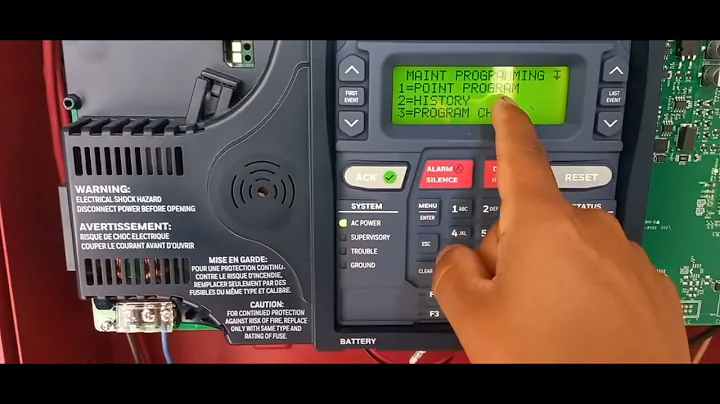 COMO CAMBIAR HORA Y FECHA PANEL INCENDIO FIRE- LITE