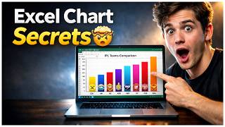 Excel Chart Secrets 😱 | Make Professional Bar Charts in Minutes #excel #googlesheets