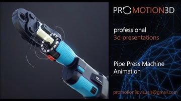 Promotional 3D Animation | 3D Presentation | Pipe Press Tool