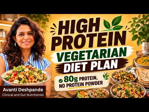 High Protein Vegetarian Diet Plan (80 g, No Supplements)
