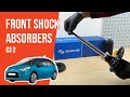 How to replace the front shock absorbers Citroën C3 mk2 ➿