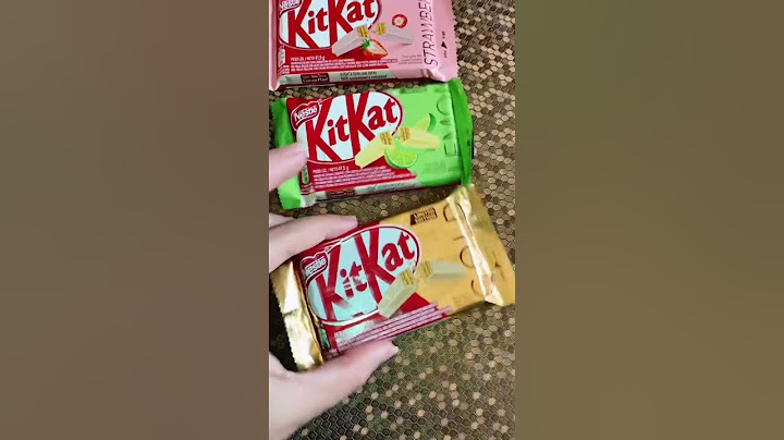 6 TIPOS DE KITKAT/ KitKat branco, KitKat dark, morango, ao leite, de caramelo e limão