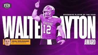 Beau Brungard Wins 2025 Walter Payton Award | FCS Offensive Player of the Year