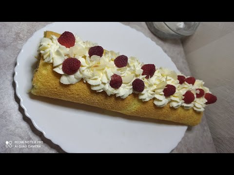 Нежнее бисквитного рулета вы точно не пробовали! Самый простой и лучший рецепт бисквита!
