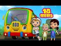 The Wheels On The Bus - Goes to School | Rhymes and Baby songs | Infobells