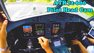 Full Flight ATR72 600 | Real Pilot EYE POV GoPro | Cockpit video | Garuda-Indonesia