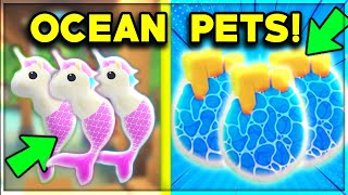 *NEW* SEA PETS IN ADOPT ME! HATCH LEGENDARY OCEAN PET | Roblox Adopt Me