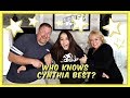 WHO KNOWS CYNTHIA BEST!  |  MOM VS DAD CHALLENGE!