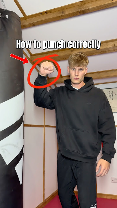 How to punch correctly…