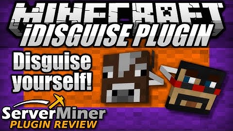 How to wear a disguise in Minecraft with iDisguise Plugin