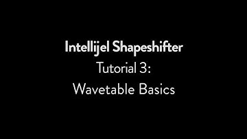 Intellijel Shapeshifter Tutorial 3: Wavetable Basics