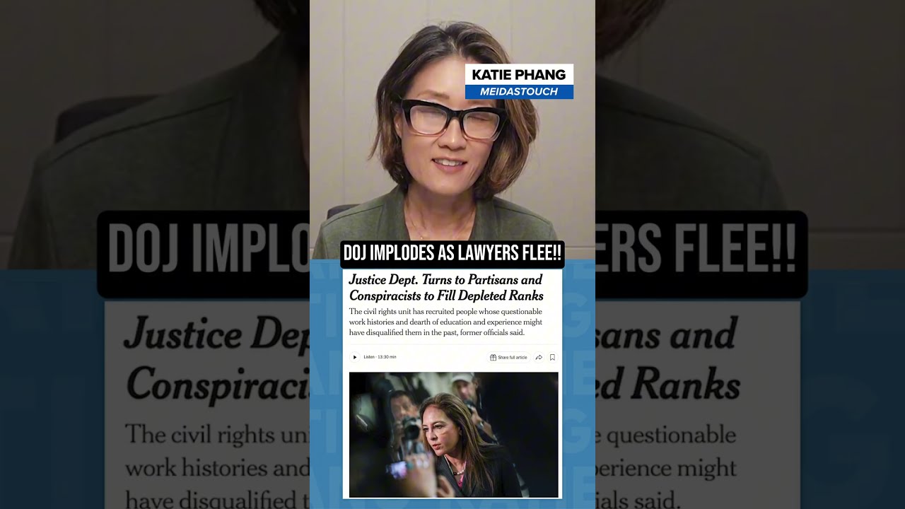 Trump DOJ Lawyers FLEE As Department IMPLODES!!