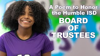 Inspiring Moment 2021-01 A Poem from the Students of Humble ISD