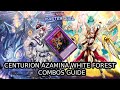 CENTURION AZAMINA WHITE FOREST  COMBOS GUIDE IN MASTER DUEL NEW ONE.5 CARD COMBO