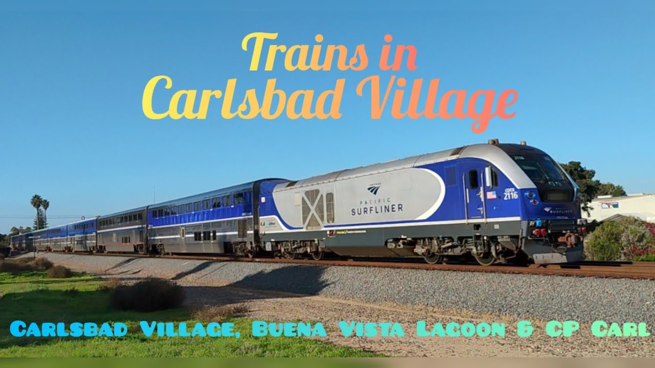 Amtrak Extended Sets, NPCU's and Comets in Carlsbad!