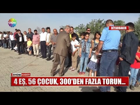 4 eş, 56 çocuk, 300'den fazla torun...