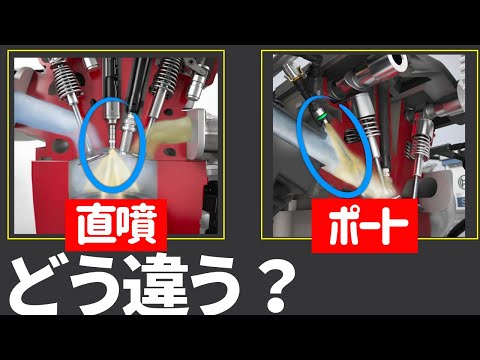 ★ガソリン噴射の場所で何が変わる？[toyota][subaru][mazda][honda][nissan] DIvsPFI